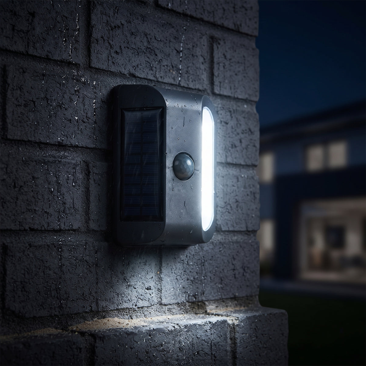 Solar Motion Sensor Wall Light – Waterproof Outdoor LED Light with Auto On/Off