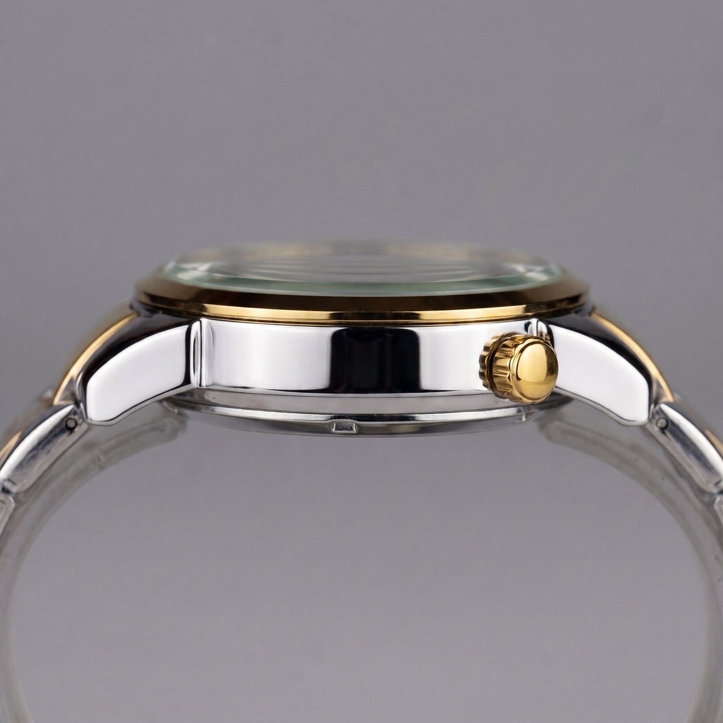 FORICHS Two-Tone Gold Automatic Skeleton Watch